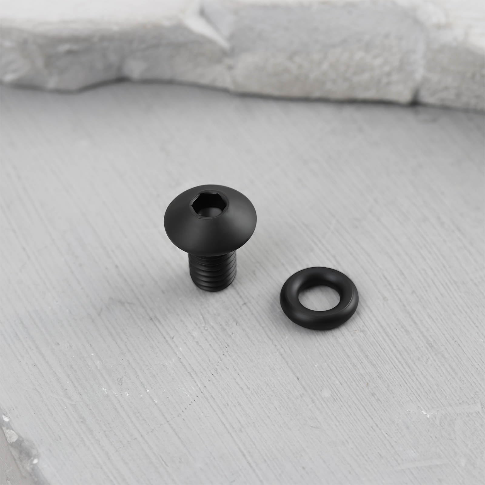 4 Stück M5x8mm Fahrradsattelklemmenschrauben mit O-Ringen Kompatibel mit Cube Nurad Attain Agree Und Litening