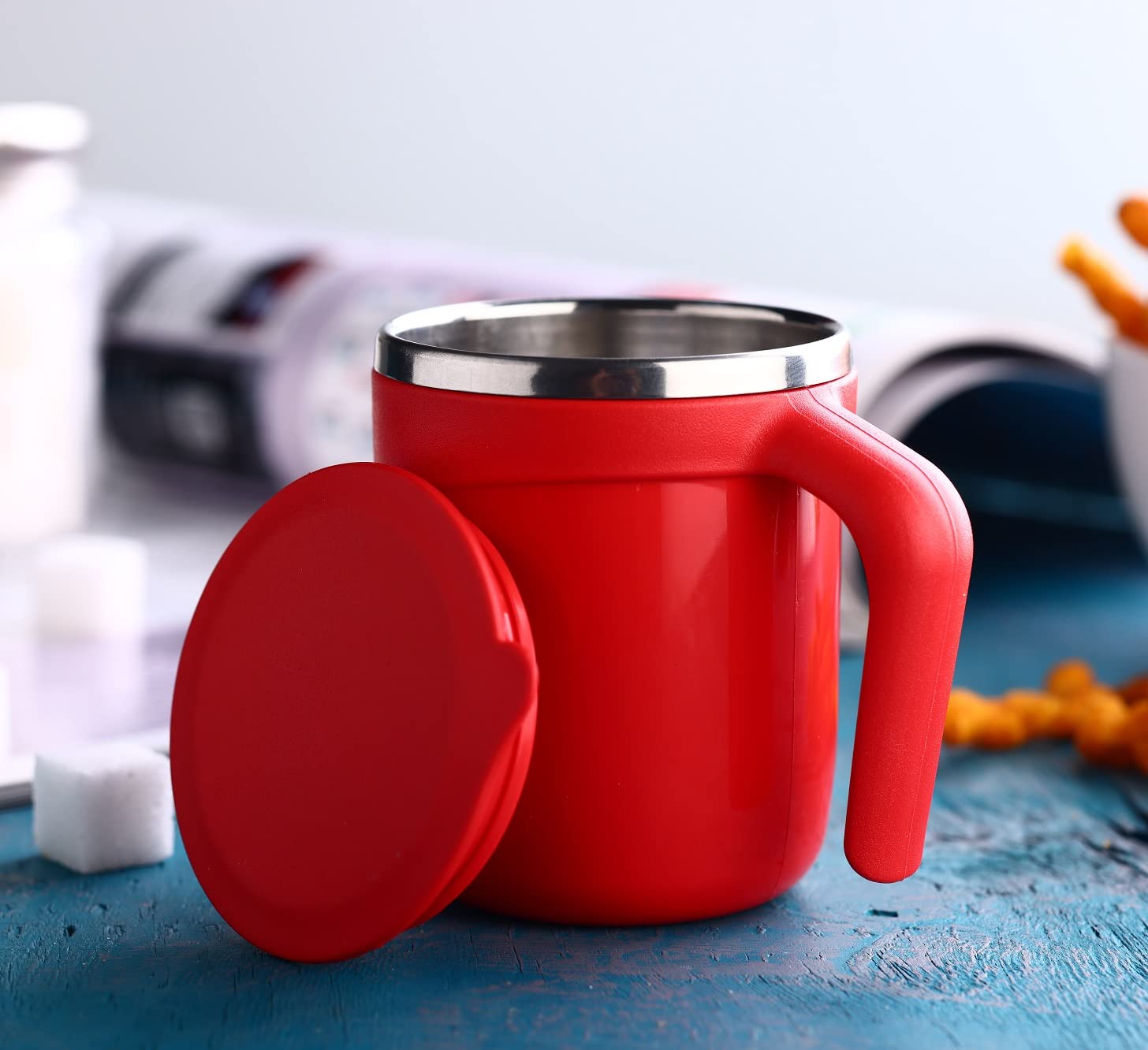 Buy Sapphire India Tea Mug with Lid Insulated Office Coffee Cup