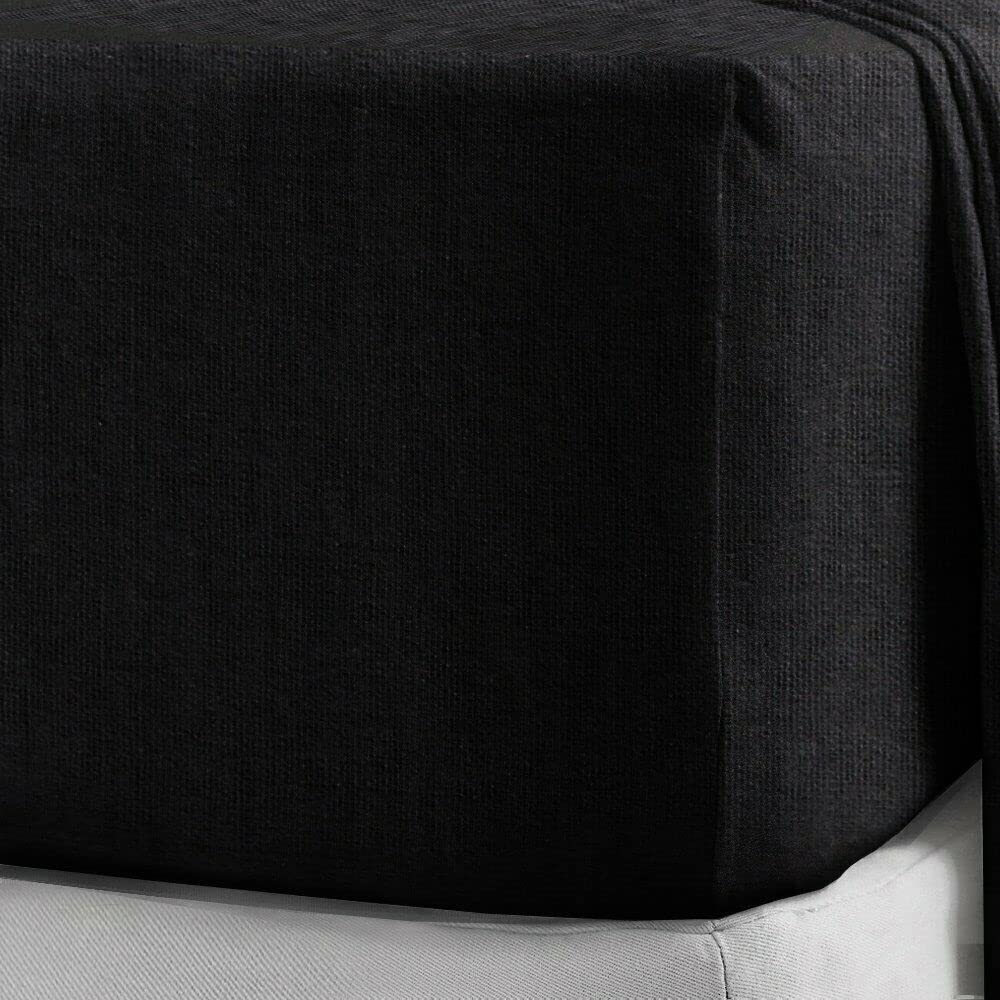 KATSSI Luxury Bedding Brushed 100% Cotton Flannelette Extra Deep Fitted Sheets 40 CM or 16 INCH
