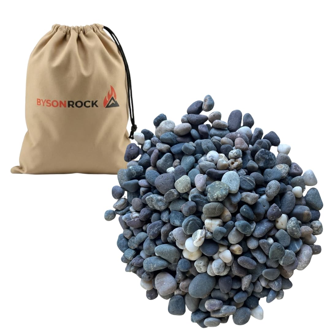 Pea Gravel for Plants and Aquariums, 1/8 Inch Small Decorative Gravel, 10 lbs Natural Pebbles for Succulents, Pots, Fish Tank, Vase Filler, Pathways and Indoor Outdoor Landscaping