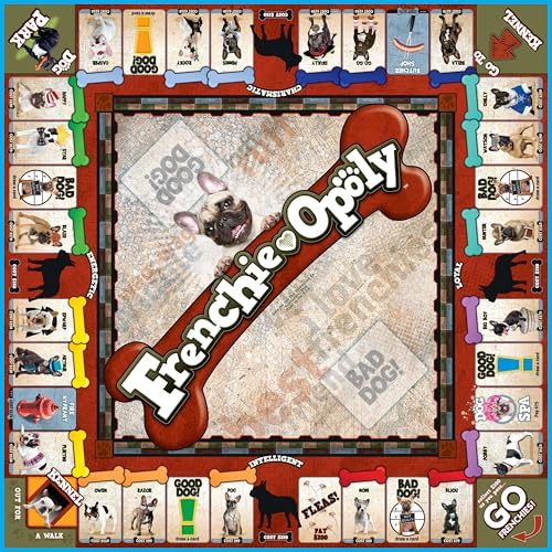 Late for The Sky Frenchie-Opoly juego de mesa para 2-6 jugadores miniatura 4