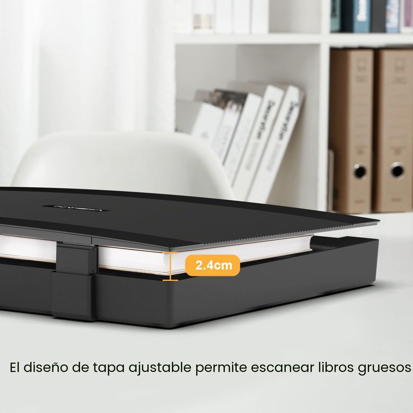Viisan VF3120 - Escáner de Superficie Plana (DIN A3) Capacidad máxima: Resolución 1200 x 1200 dpi. Incluye Software ViiScan para Windows y Mac.