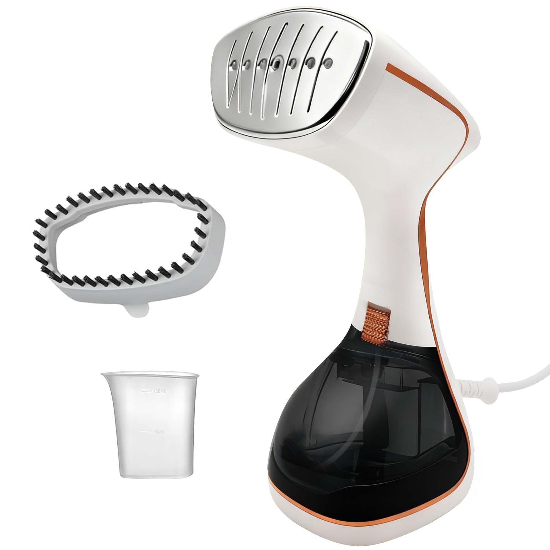 Steamer Steamer Vincitore del test – 1500 W & 300 ml con guanto da stiro & accessori I Pro Steamer Ferro da stiro a vapore Stiemer Ferro per mano held steam iron & go