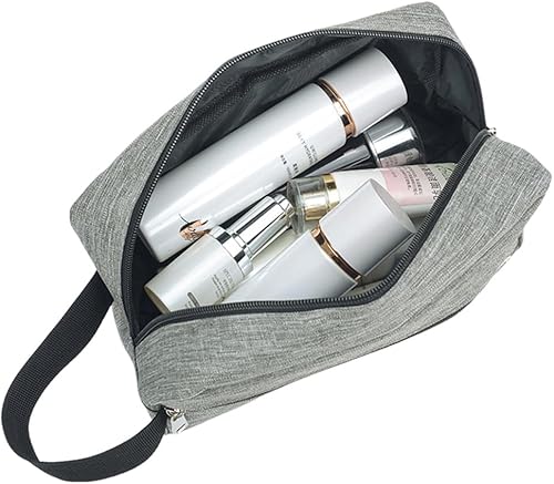 Miniatura 9 de Trawila Neceser de viaje para mujeres y hombres, organizador de maquillaje para cosméticos, artículos de tocador, herramientas de cepillos,