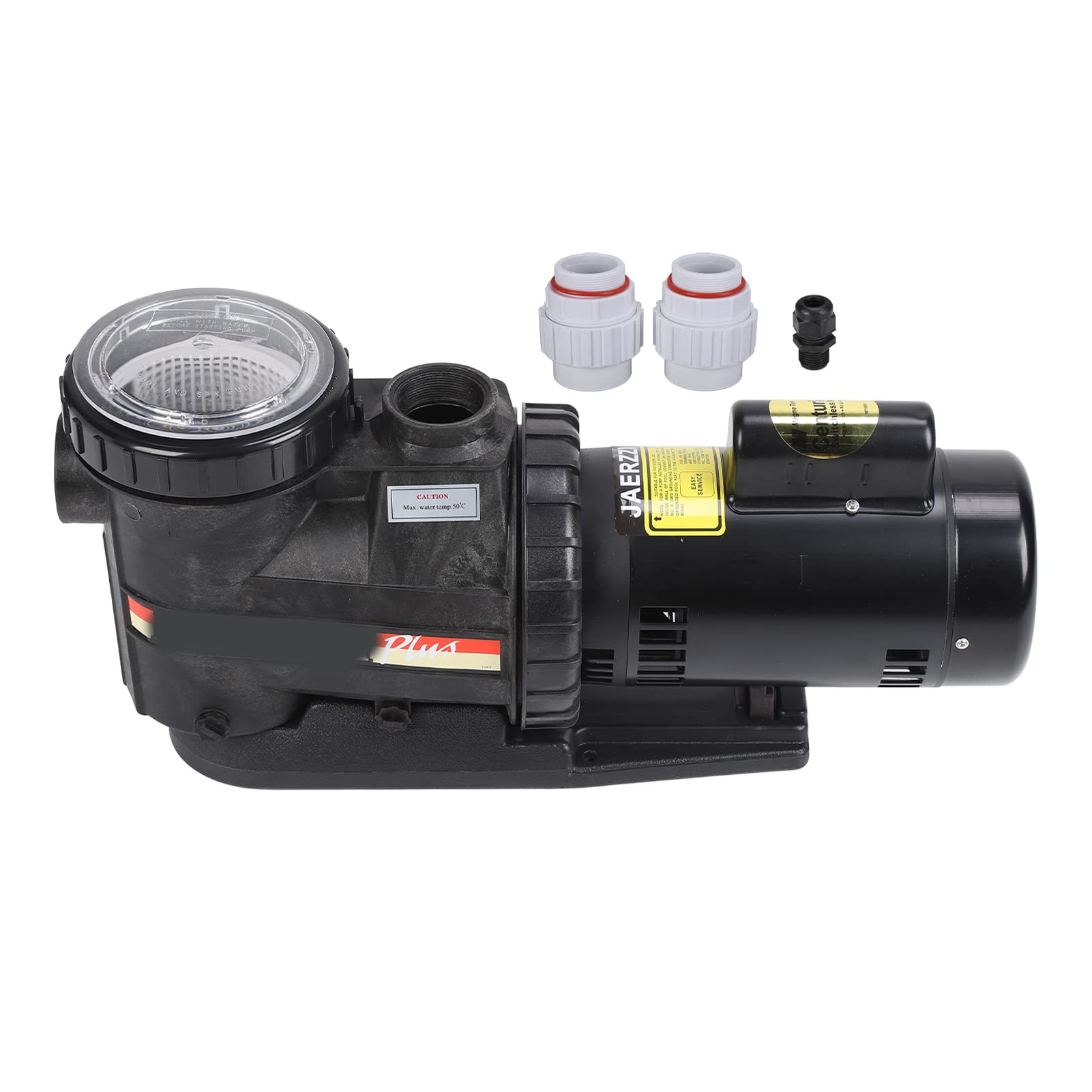 KUIDAMOS Bomba de Agua de Poco Ruido 1.5KW para Piscina y SPA con Plástico Duradero y Aleación de Aluminio