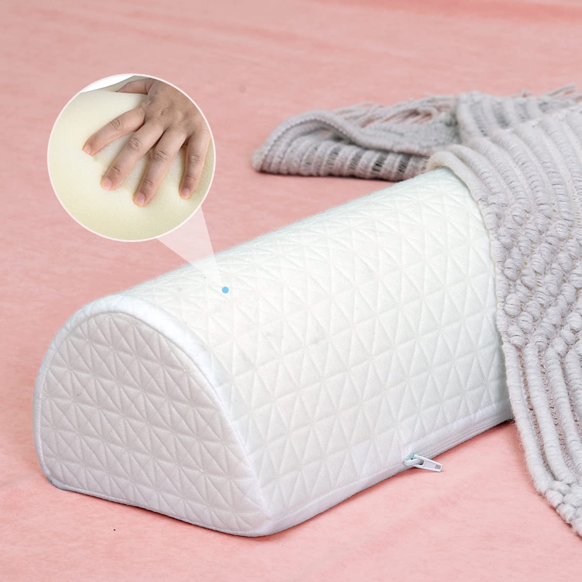 Barrière de lit pour lit d'enfant - avec Housse antidérapante et Lavable - Protection Contre Les Chutes - pour Tout-Petits, bébés, Adultes