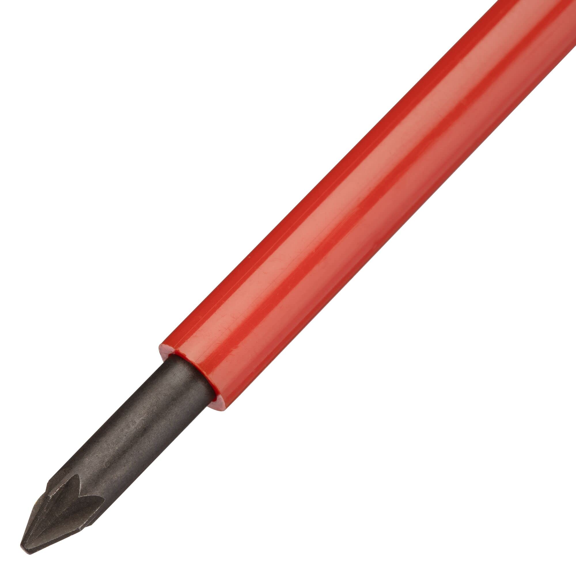 STANLEY 0-65-417 Tournevis Isolé Pz0 75 Mm - Gamme FATMAX - Fabriqués En France - Lame En Acier - Revêtement Polyamide Anticorrosion - Poignée Soft Grip - Liaison Quasi Incassable