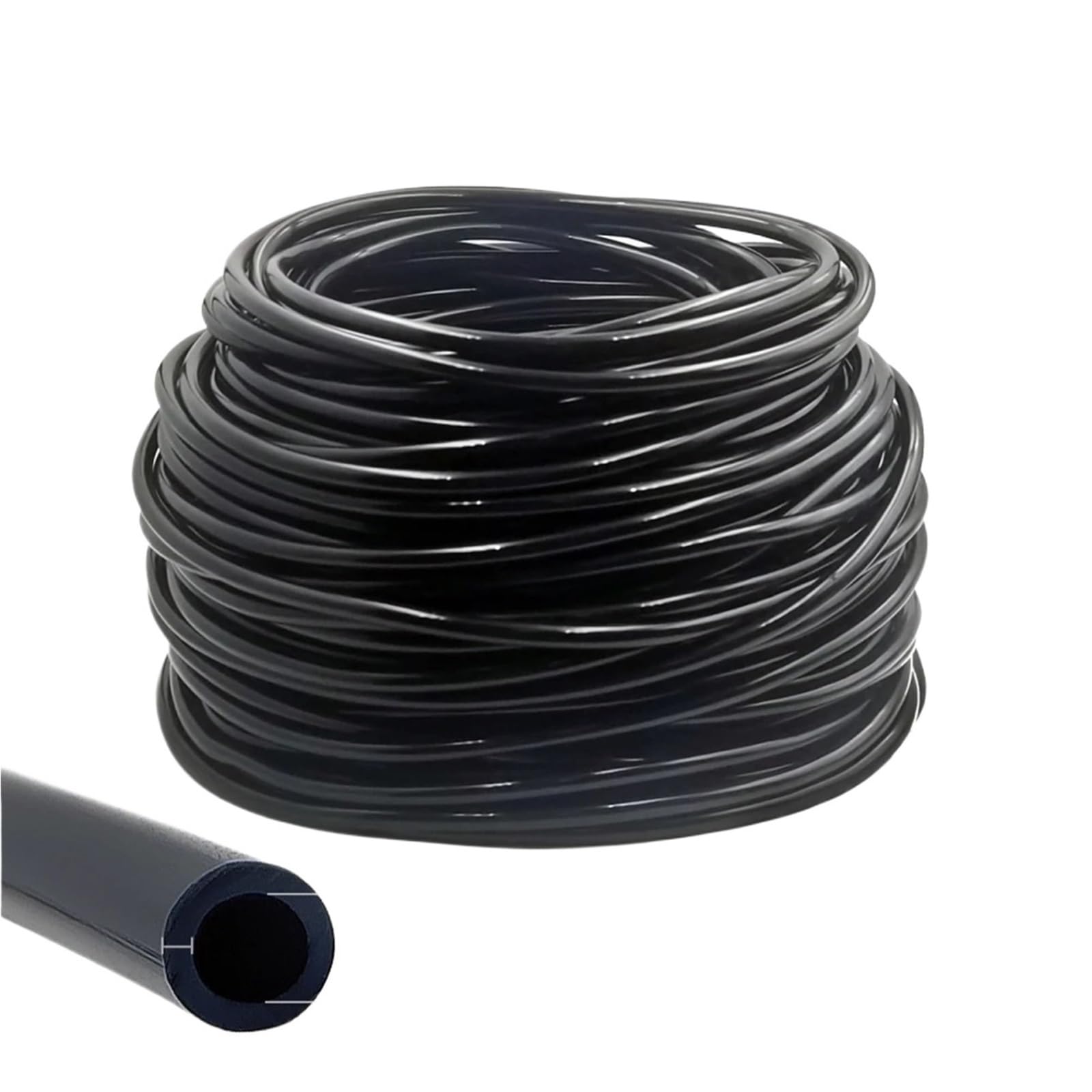 Lcvzxcfkx 60M (196.85Ft) Watering Hose Pvc Micro Irrigation Pipe Drip Irrigation Tubing Sprinkler
