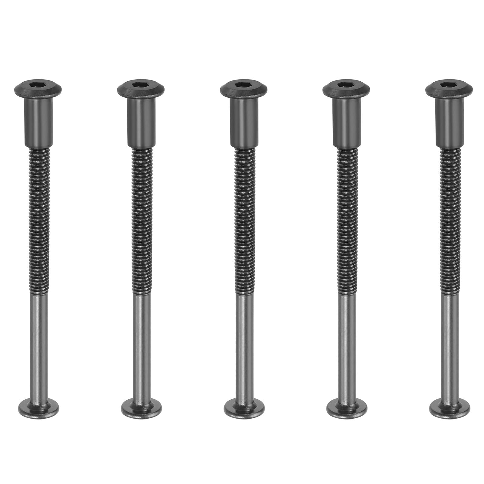 PATIKIL M8 x 100 mm Hex Chicago Screws