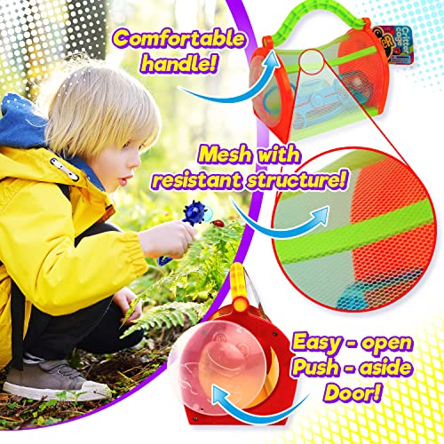 JA-RU Critter Kidz Bug Catcher Kit for Kids (1 Critter Cage Assorted) Outdoor Bug Hunting Kit for Kids, Boys and Girls. Educational Science Camping Toy Set. 5419-1p - Image 6
