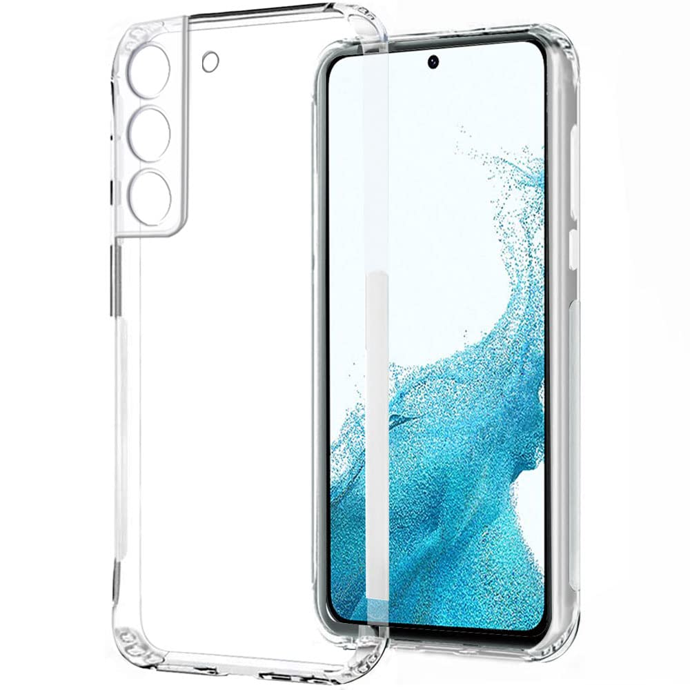 TheGiftKart Back Cover Soft Case For Samsung Galaxy S22 5G | Best Camera Protection | Inbuilt Dust Plugs & Anti-Slip Grip | Ultra Clear Slim Back Cover Case For Samsung S22 5G (Silicone | Transparent) (B09TF8J3HJ) Amazon Price History, Amazon Price Tracker