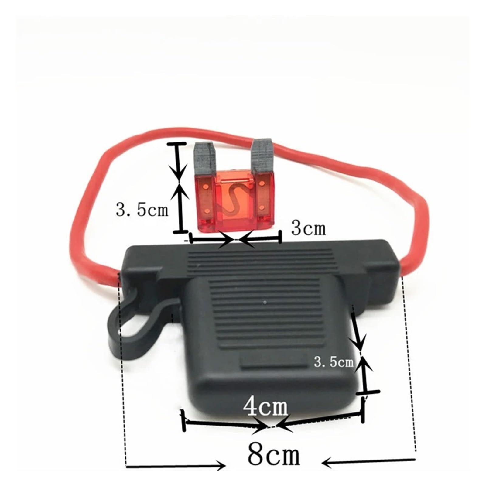 Portafusibile impermeabile 32 V piccolo e medio 18/16/14/12/10AWG e lama auto 2A 3A 5A 7. 10A 15A 20A 25A 30A 35A 40A (20A, Medium 1 coppia, 14 AWG)