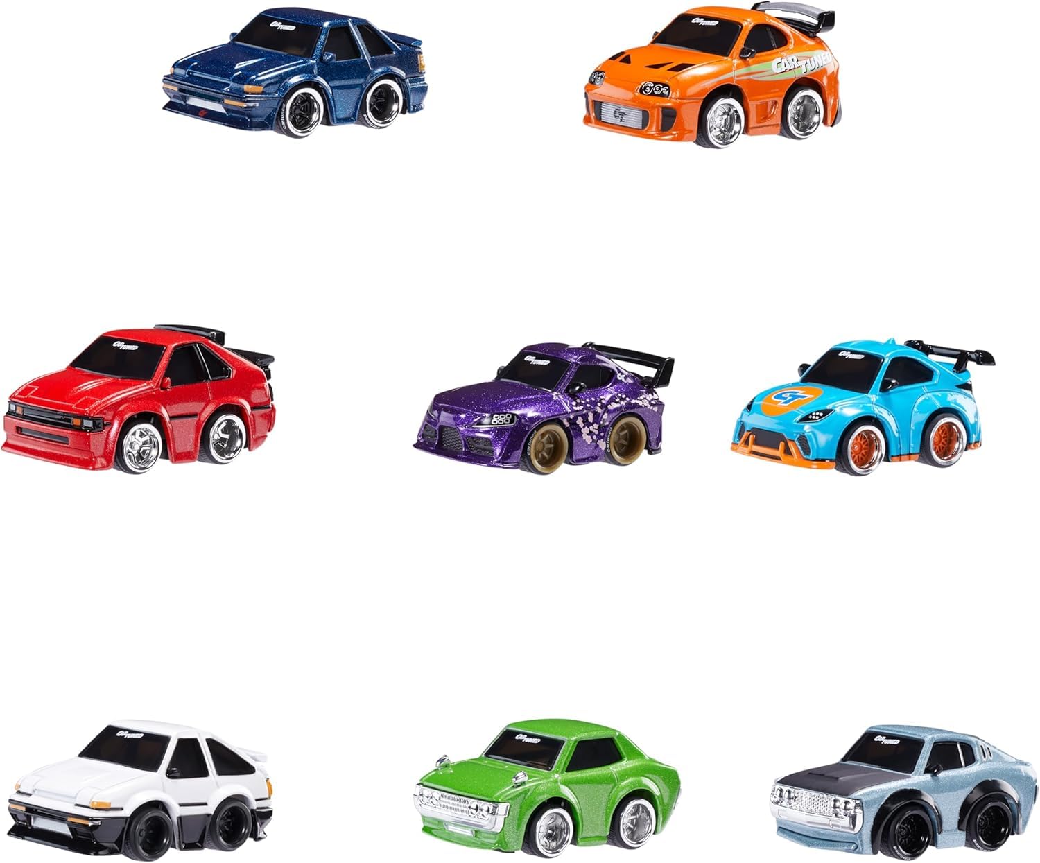 MGA Entertainment CarTuned JDM Series 3 (Assorted) - with Real Rubber Tyres & Metal Bodies, Weighs 40+ Grams, Crafted for Collectors