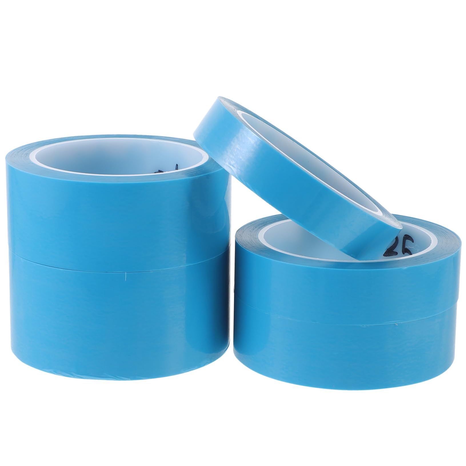 5 Rouleaux Ruban de Masquage Auto Pet Résistant Haute Température Adhésif Fort pour Protection Carrosserie et Peinture Formats Variés Adapté Courbes Automobiles