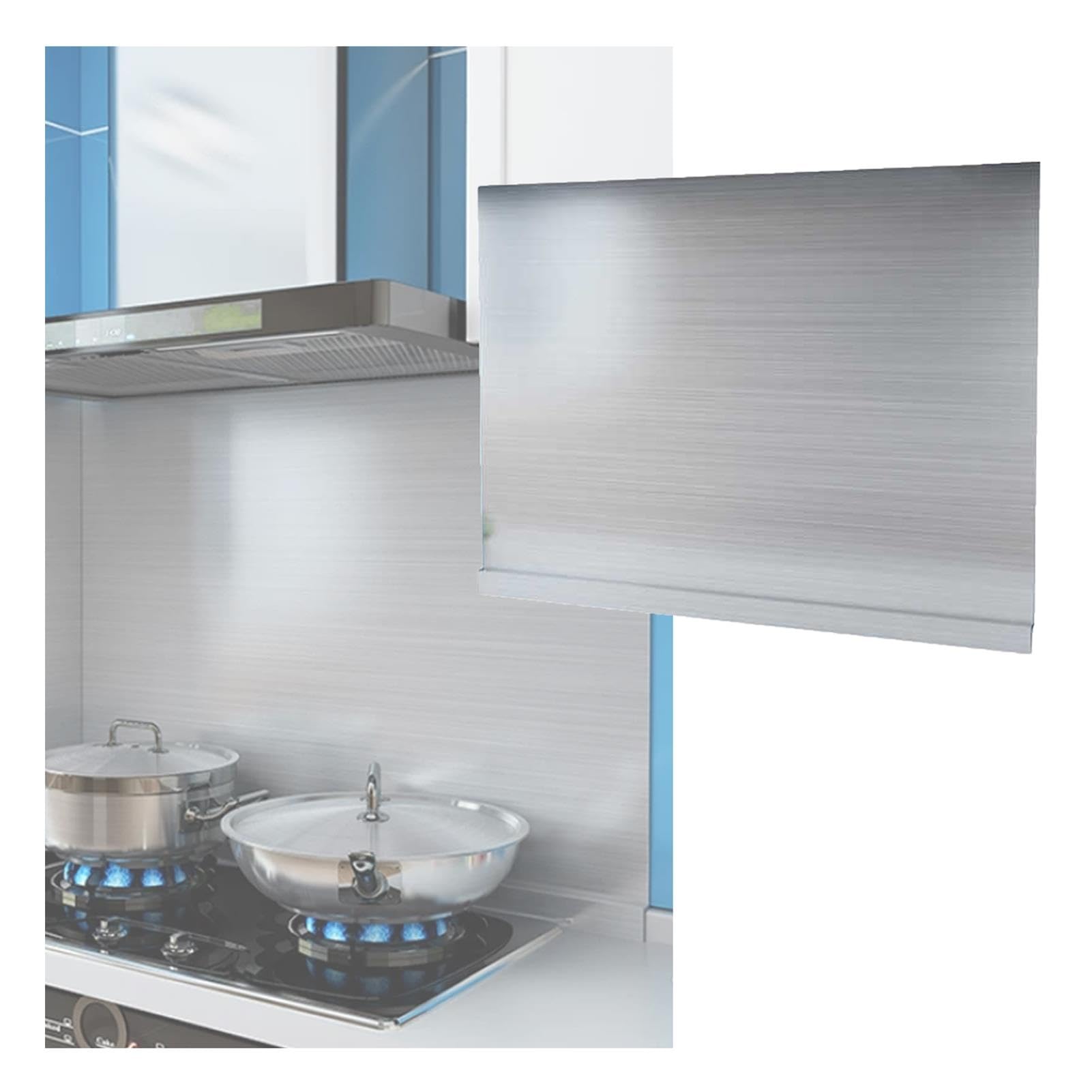 Protezione antispruzzo grasso, facile da pulire, for ripiani della cucina