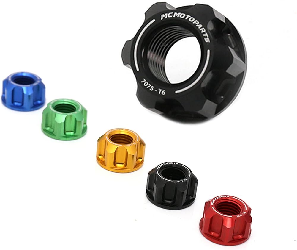 Amazon.co.jp: MC MOTOPARTS レーシングリアスプロケットナットセット