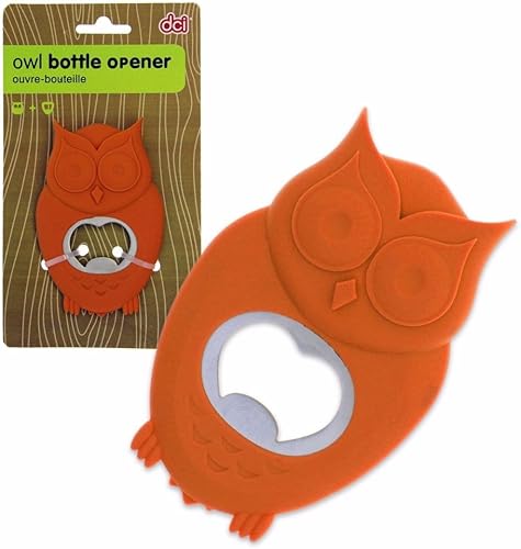 DCI búho Abridor de botellas, color naranja