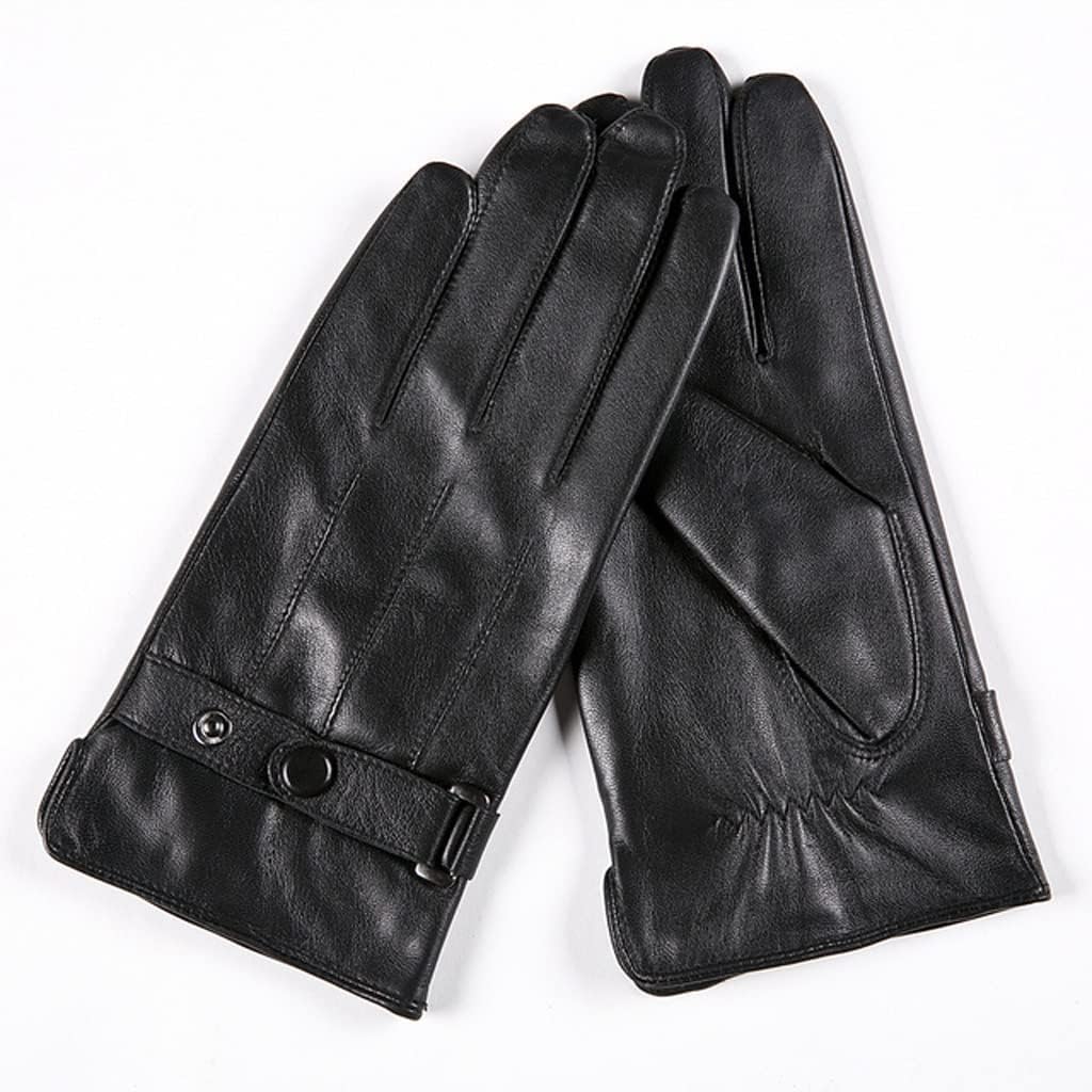 Guantes de Invierno para Hombre Forrados con Botones cálidos para