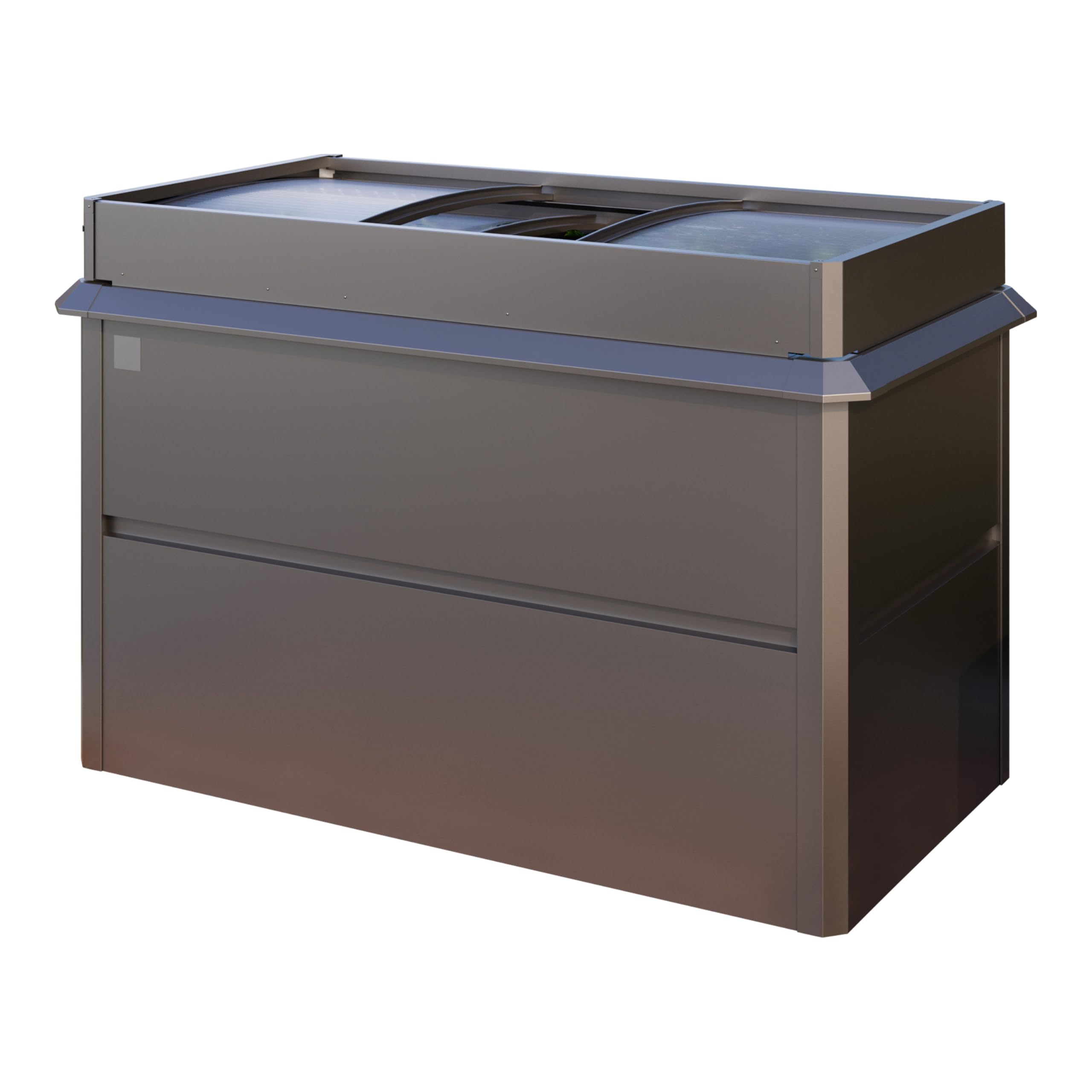 GFP Primeyard 120x78x161cm Armoire Jardin Métal - Anthracite Primeyard 161cm Anthracite