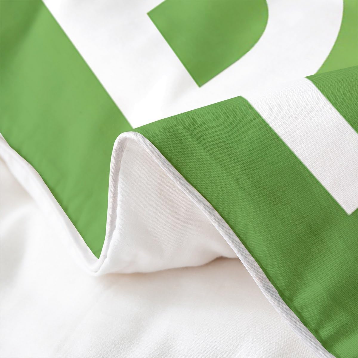 jejeloiu Kids Pickles Bedding Set Full Cute Pickles Bedding Duvet Cover 100% Cotton Set for Boys Decor Cucumber Print Comforter Cover Set Green Vegetable Bedspread Cover Bedroom Quilt Cover 3Pcs