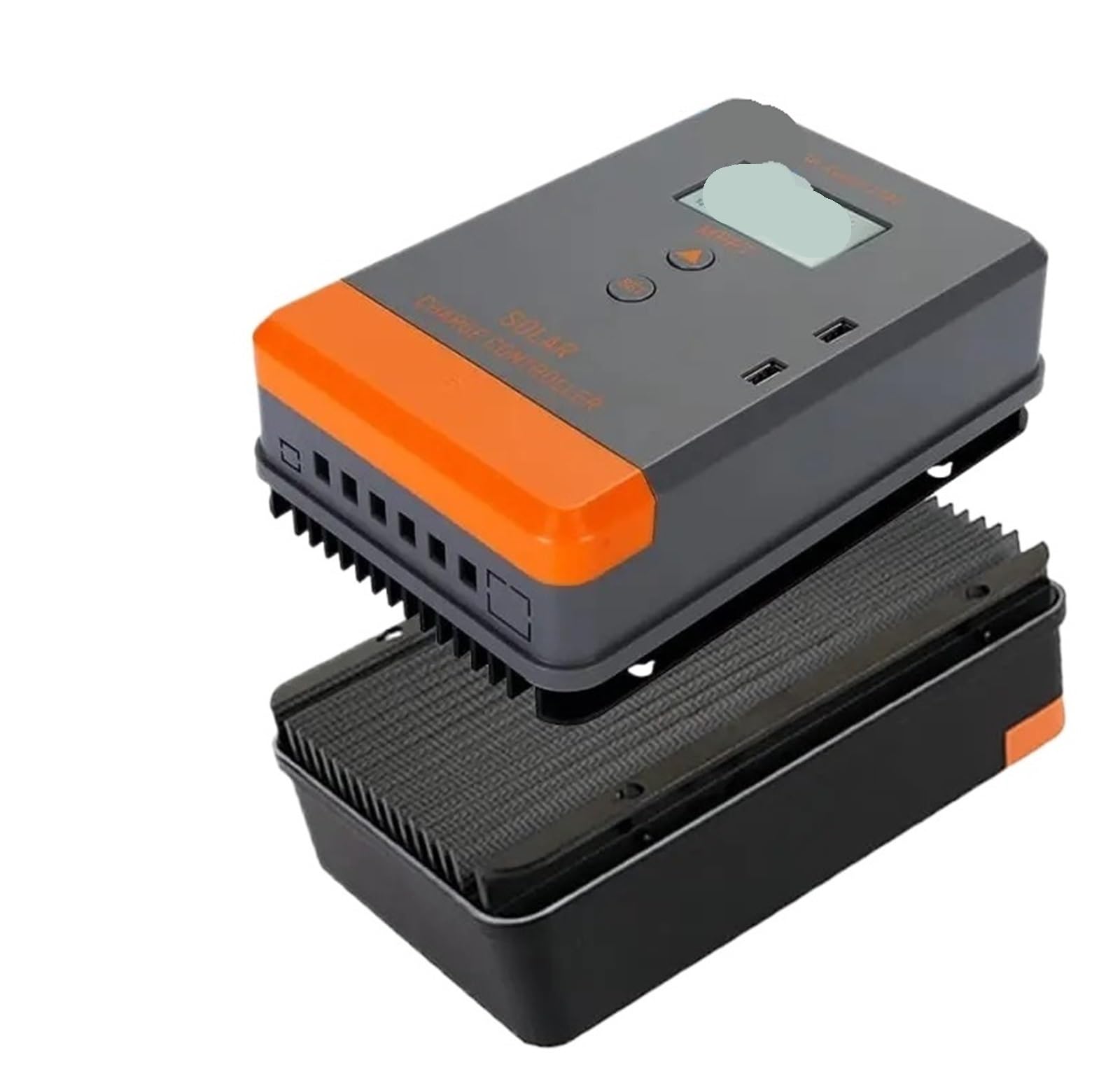 Controlador de carga solar MPPT 20A 30A 40A 12V 24V Regulador solar automático con pantalla LCD(40A)