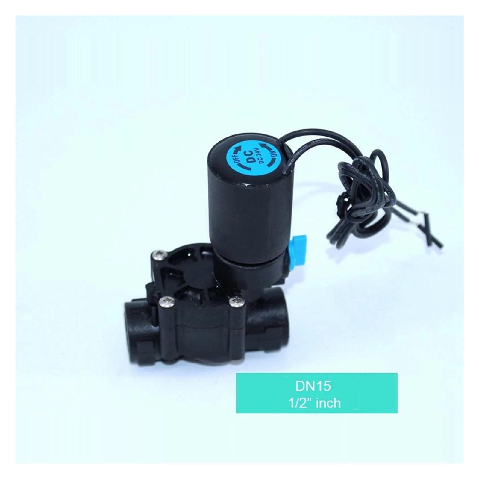 Electrovalvula, Válvula Solenoide de riego de 1/2 ", 3/4", 1 pulgada, válvulas solenoides de 12V/24VAC, válvula solenoide de riego for jardín, agricultura y paisajismo(C,24VAC_NORMALLY CLOSED)