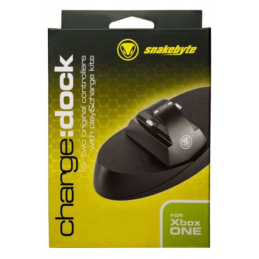 snakebyte charge:dock Ladestation, schwarz - [Xbox One] [Importación Alemana]