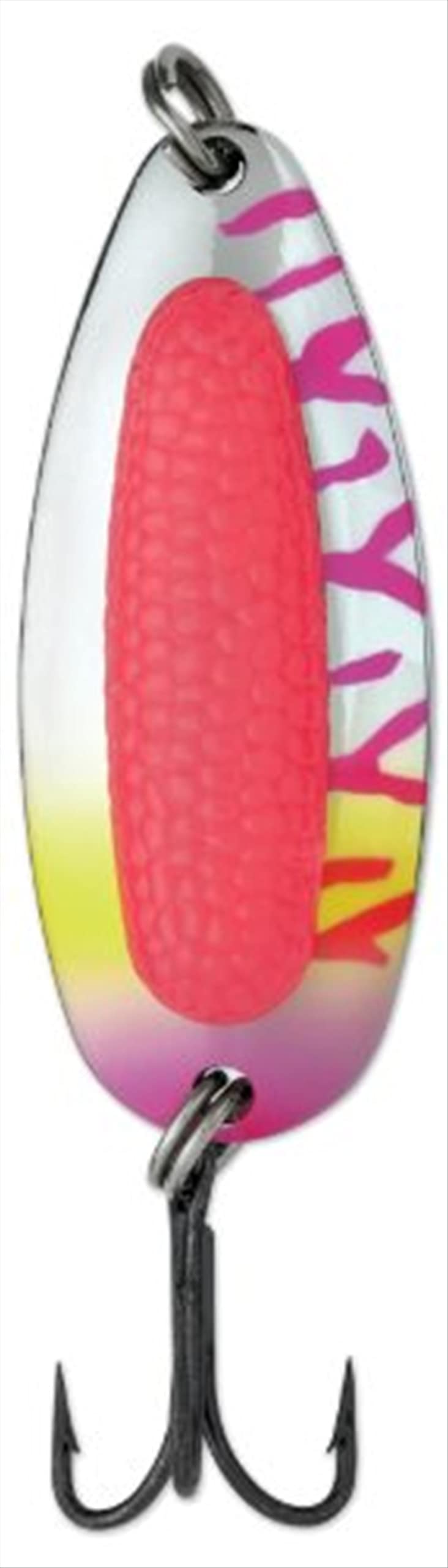 Blue Fox 1/2-Ounce Rattlin' Pixee Spoon, Fluorescent Pink UV
