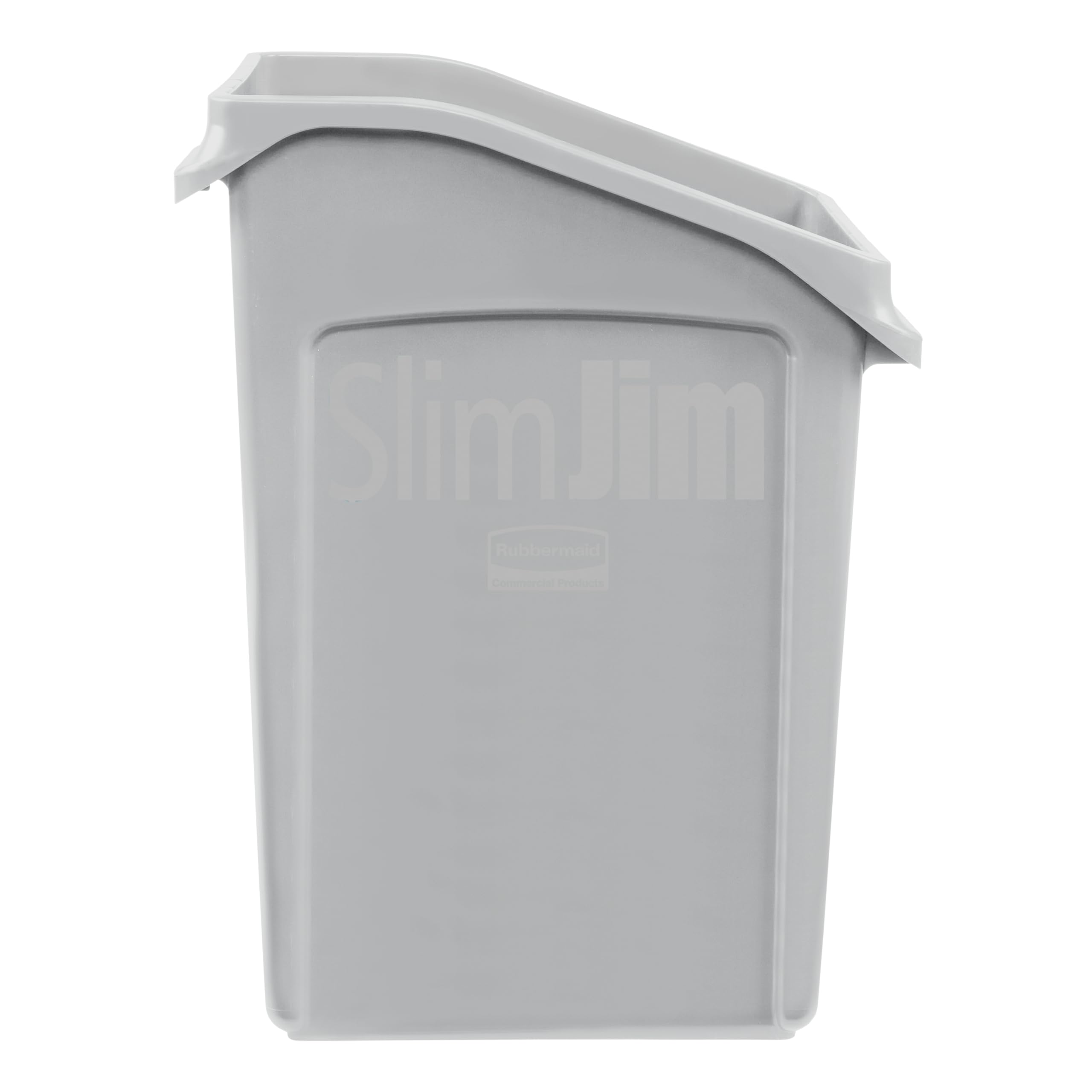 Rubbermaid Commercial Products 2026721 Slim Jim Abfalleimer mit Belüftungskanälen, 23 Gallonen, Grau