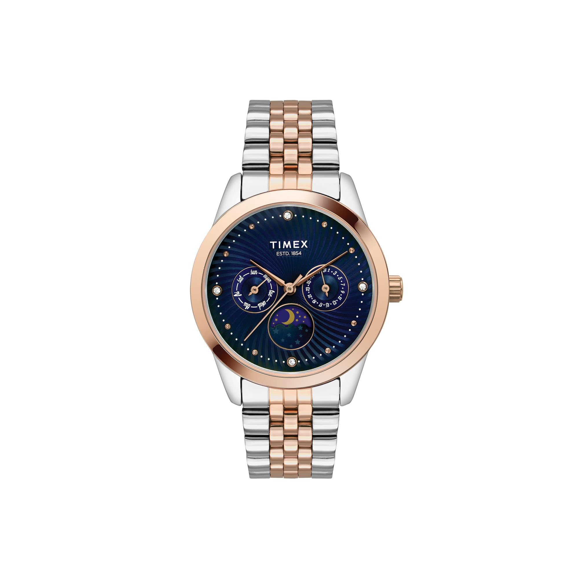 TIMEX Analog Watch for Women with Round Dial & Water Resistant Women's Wrist Watches