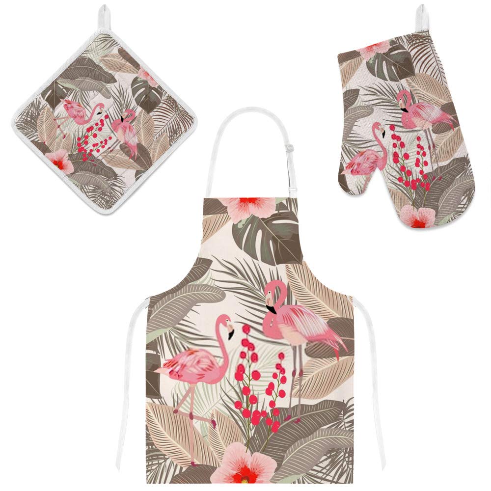 Tablier de cuisine et gants de four dorés pour réussir vos repas de fête en famille