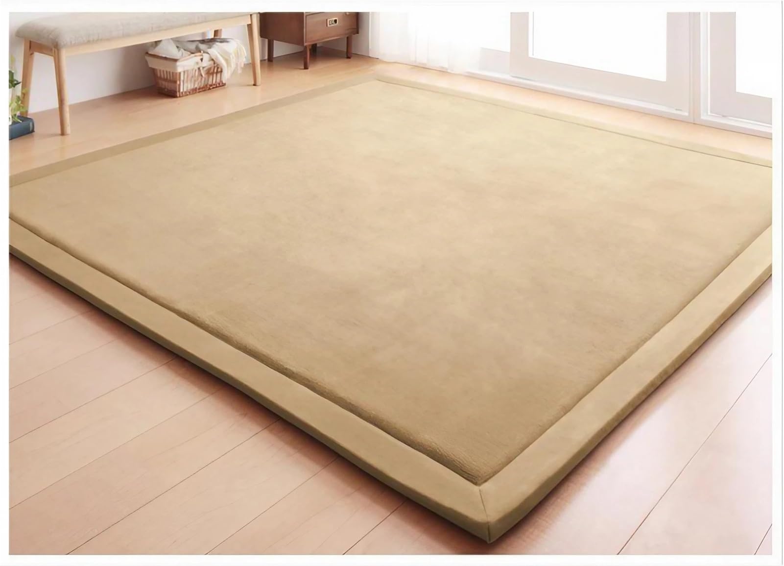 Tapis tatami salon mémoire de forme tapis de sol antidérapant épais 3cm