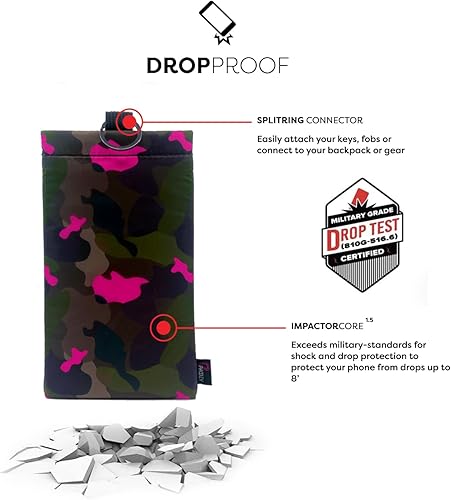 Miniatura 8 de PHOOZY Apollo II - Funda térmica para teléfono con forro antimicrobiano y llavero como se ve en Shark Tank funda aislada para clima frío que evita