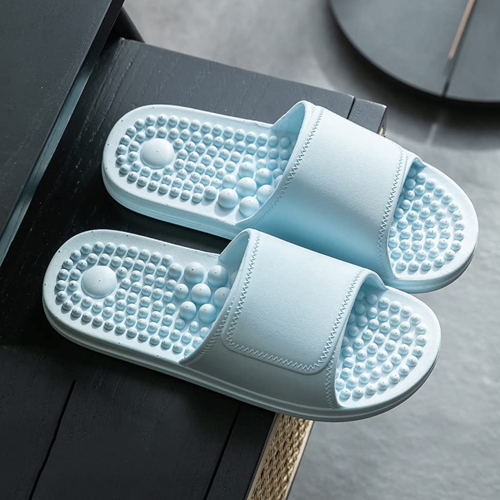 JFDBGU Zapatillas de Mujer for baño Interior, Antideslizantes, toboganes Suaves, Zapatos for el Cuidado de la Salud de los pies(38-39(fit 37-38))