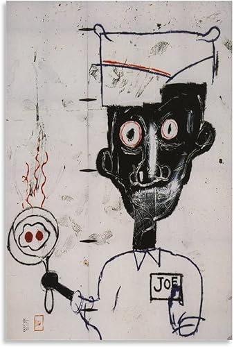 RIUFIN Lienzo impreso para pared, diseño de ojos y huevos de 1983, graffiti callejero, cuadro de arte temático para decoración de fiesta, póster de