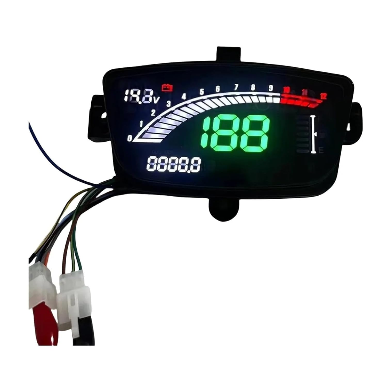 Motorcycle Speedometer Tachometer Motorcycle Digital Speedometer Gauge Meter for YA&MAHA BWS 100 Yw100 YW50 BWS 50 02-05 and 08-11 Dashboard Assembly