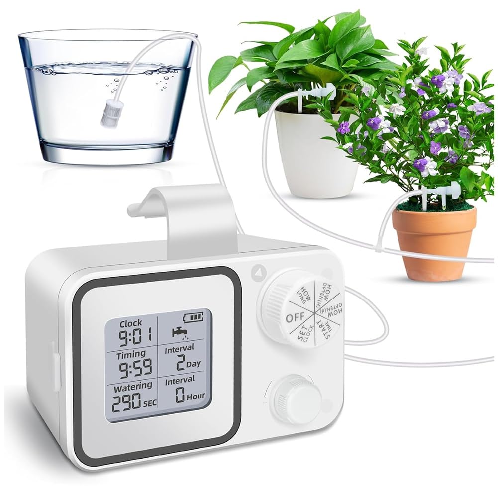 di Automatico con Gocciolatori Regolabili - Kit di A Goccia Automatico con Programmazione Personalizzata 'Acqua