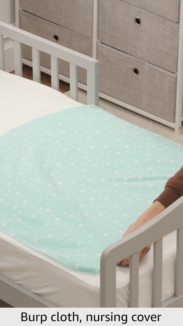 Luvable Friends Pacco 4 Coperte In Flanella Per Neonato – Morbido Cotone 71x71cm, Con Volpe
