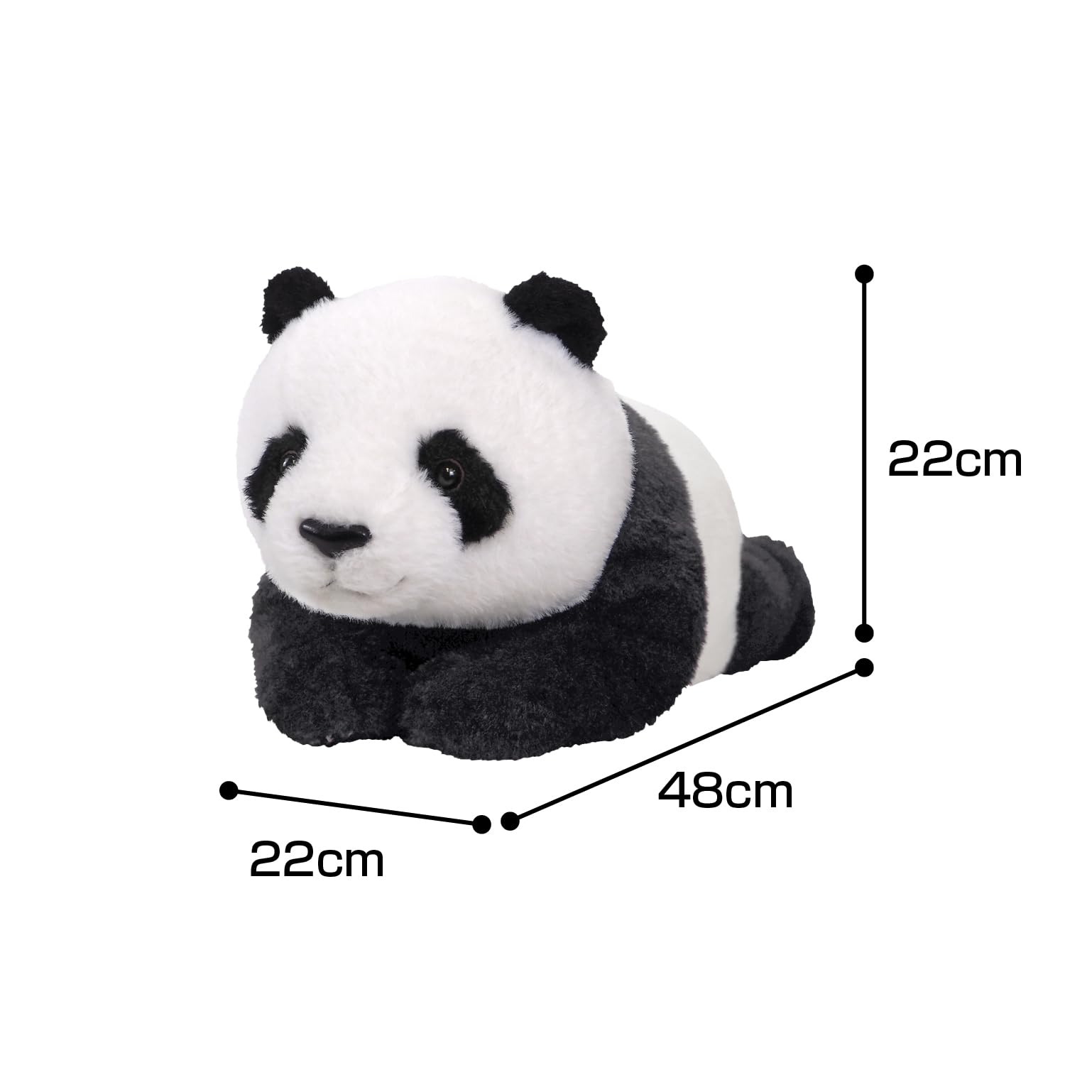 Amazon.co.jp: ひざぱんだ ぬいぐるみ M P-6022 : 産業・研究開発用品