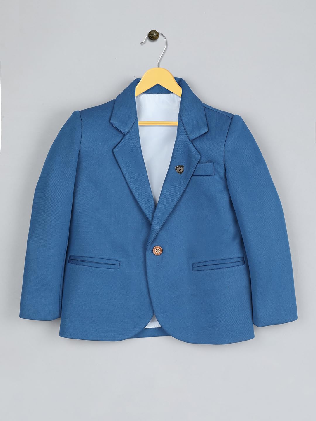 Ridokidz Boys Full Sleeves Party Blazer 2-3Y Blue_143-2Y