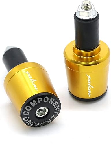 LSBY Para Bajajaj Pulsar 200 NS200 RS200 AS 200NS 200RS 200AS Accesorios de motocicleta 78" 0.866in Manillar Manillar Tapa Tapón Extremo Tapones