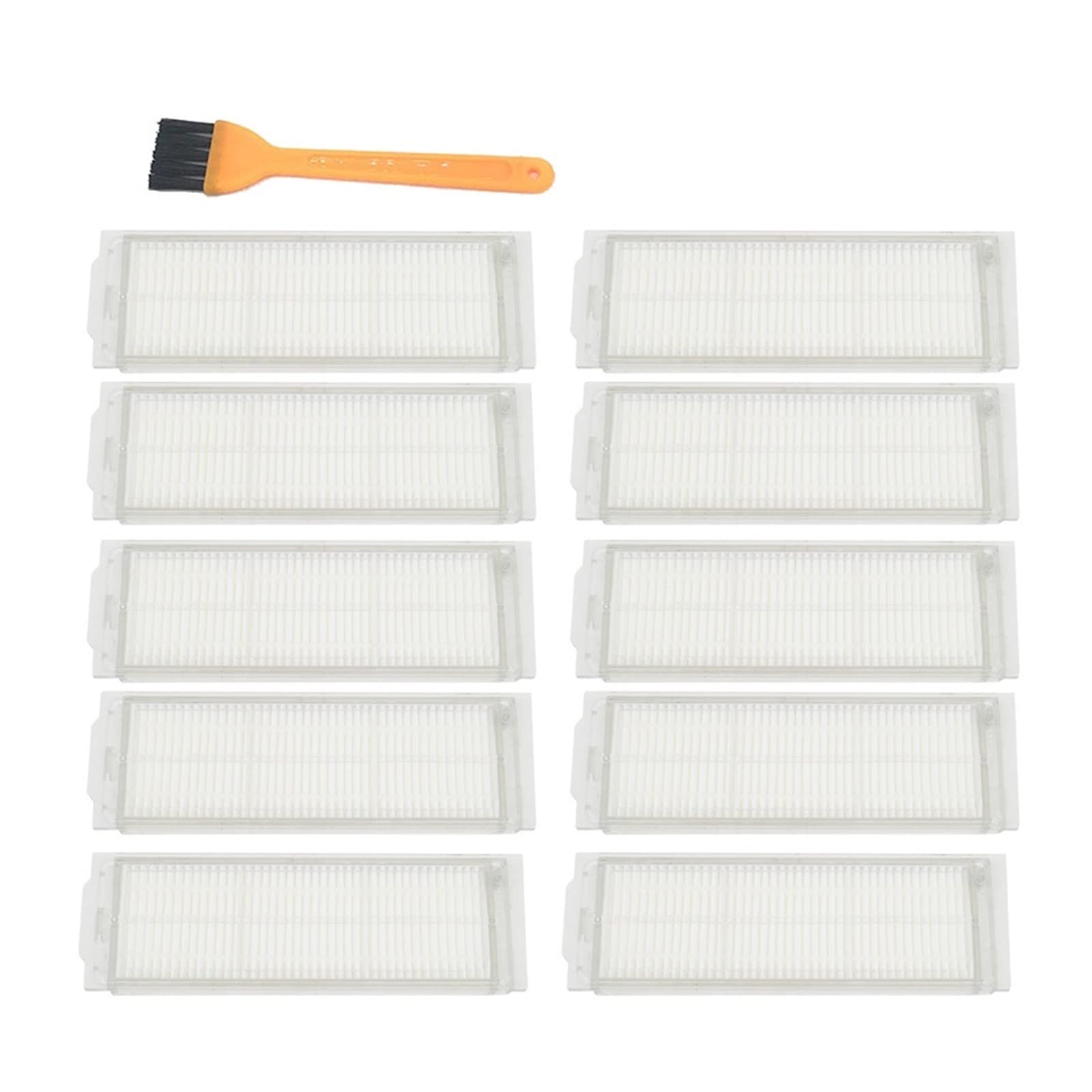 HEPA Filter?Compatible for Xiaomi Compatible for Mijia STYJ02YM Compatible for Conga 3490 3290 3690?Compatible for Viomi V2 PRO V-RVCLM21B Vacuum Cleaner Parts Accessories (Color : 10PCS)