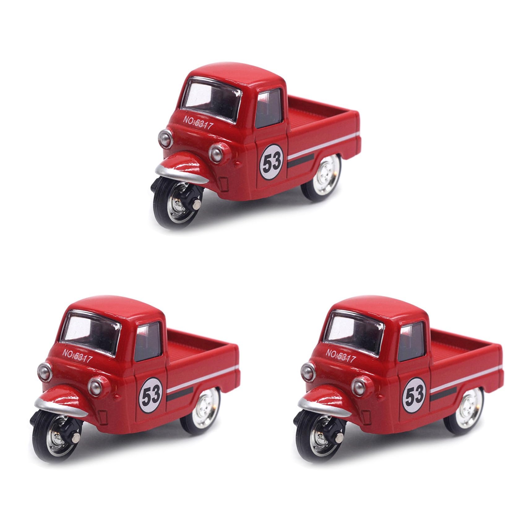 Vjsujehgy 3X Vintage Tricycle Model Tricycle Adornment Tricycle Car Model Car Ornament Desktop Car Ornaments Statue-A