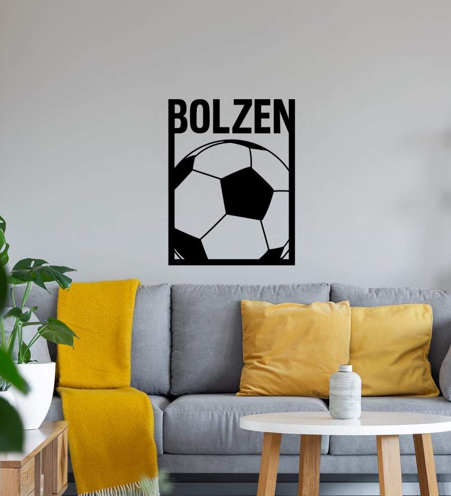 de - Adesivo da parete, motivo: pallone da calcio, 45 x 59 cm