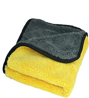 Microfibre car cleaning towel - yellow
