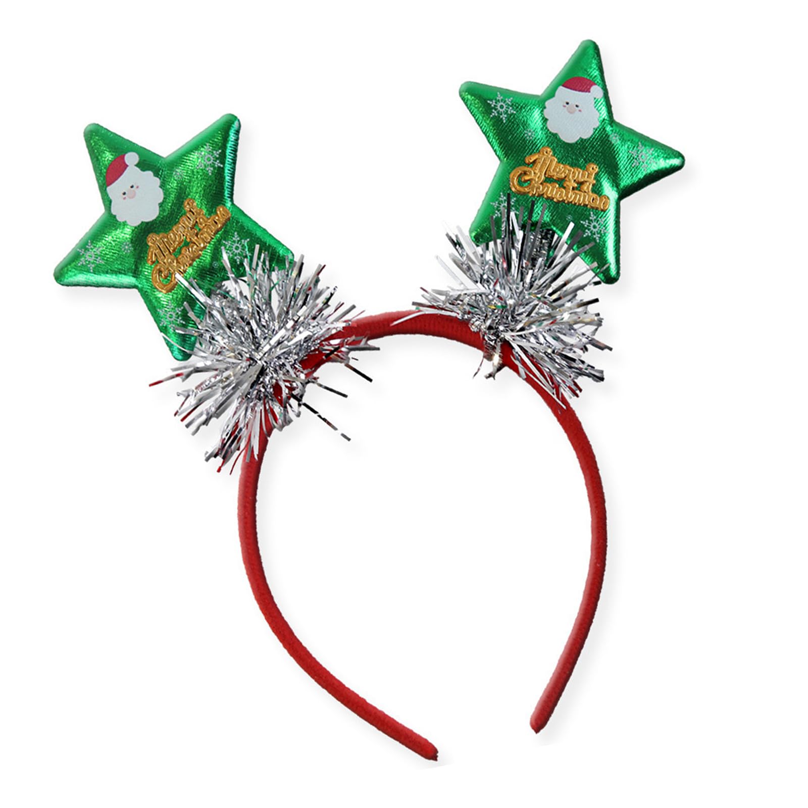 YUXITA Christmas Hairband For With Star/Tree Designs Hairband For Holiday Parties Family Gathering Celebration