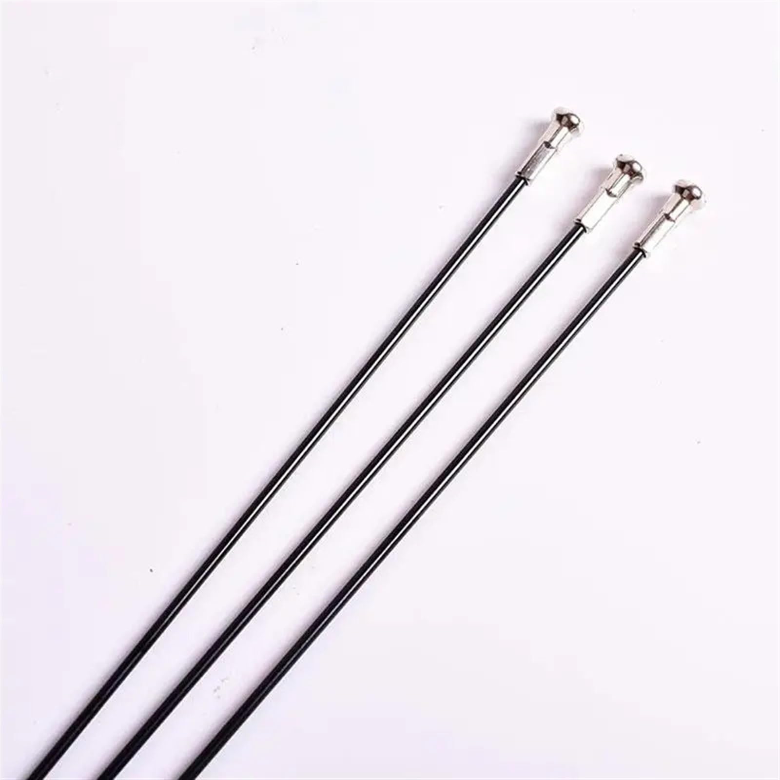 Compatible con radios de acero inoxidable de bicicleta, 36 unidades, curva en J de 14 G, con pezones de 82 mm a 298 mm