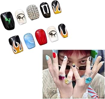 Amazon.co.jp: ジードラゴン 同型 ファッション ネイル つけ爪