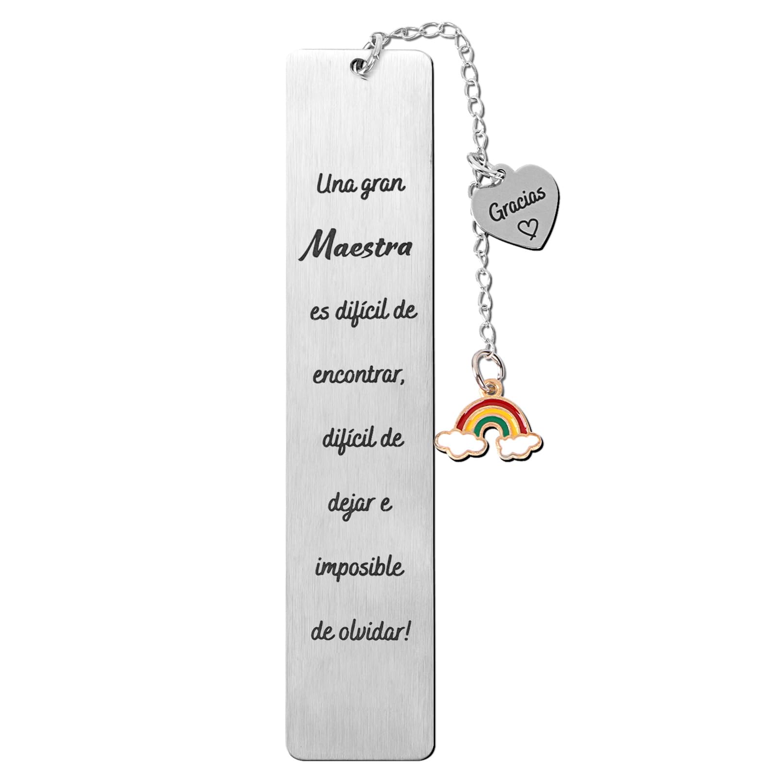 BETESSIN Regalo de Maestra, Marcador de Libro Regalo de Profesora, Marcapágina Regalo Agradecimento de Estudiantes, Regalo para Graduación Escuela Primaria, Guardería Infantil, Regalo Fiesta Navidad