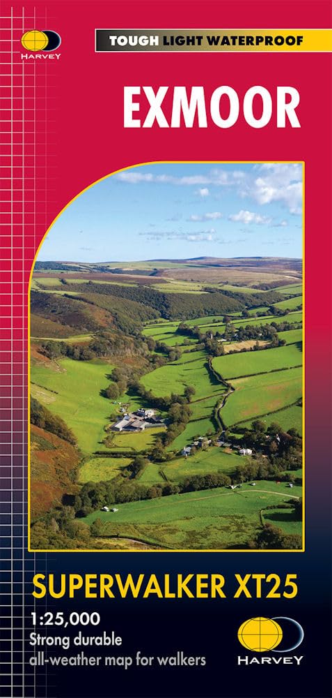 Exmoor Superwalker XT25 Map (1:25,000 scale)